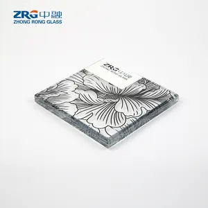 China glass supplier high quality Ultra Clear Silkscreen Glass 4mm-19mm