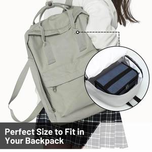 Black Cooler Bags With Logo Mini Lunch Bag for Kids Portable Thermal Insulated Cooler Bag - Product Image 5
