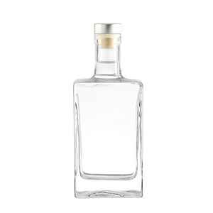<span class=keywords><strong>Prix</strong></span> <span class=keywords><strong>de</strong></span> gros Crystal Clear 500ml 750ml Bouteilles <span class=keywords><strong>de</strong></span> <span class=keywords><strong>Gin</strong></span> en verre carré Whisky Vodka <span class=keywords><strong>Bouteille</strong></span> pour Tequila - Product Image 2