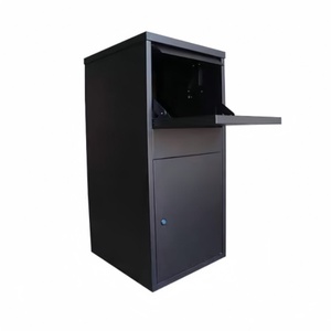 Buzón de Jardín de Hierro Residencial para Apartamentos, con Cerradura de Llave, Seguro, Impermeable, con Recubrimiento de Polvo Metálico para Paquetes y Mensajería - Product Image 6