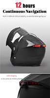 Casque d'hiver modulaire à doublure EPS unisexe Casques rabattables pour moto tout-terrain pour adultes Nouveau style d'équipement de moto