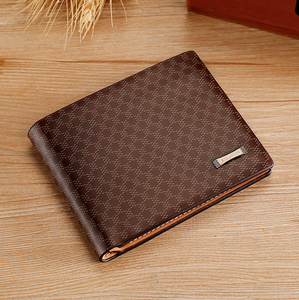 Cartera de Cuero PU Vintage para Hombre, Cierre Abierto, Sección Corta, Clip para Billetes, Tarjetero, Monedero para Mujer - Venta al por Mayor - Product Image 2