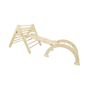 Best seller wood climbing frame montessori triangle climbing frame