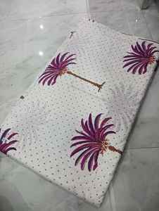 Tissu en coton imprimé élégant pour vêtements féminins, vêtements d'été, couture, quilting, travaux artisanaux, matériau léger et durable - Product Image 4