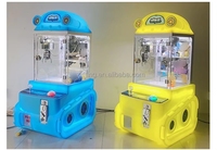Lifun Machine à grue à monnayeur en métal pour petits jouets en peluche, jeu de préhension portable et compact pour enfants