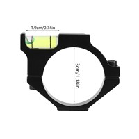 2025 nouvel équipement de sport de plein air accessoires de portée tactique jauge de niveau à bulle intégrée pour diamètre de tuyau de 30mm