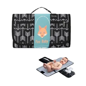 Hot Bán Xách Tay Đa Chức Năng Có Thể Gập Lại Không Thấm Nước Bé Thay Đổi Bảng Cross-Biên Giới Tã Túi Cung Cấp Cho Mẹ Và Bé - Product Image 1