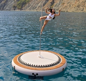 Plateforme aquatique gonflable personnalisée pour sports nautiques, plateforme flottante durable pour la <span class=keywords><strong>danse</strong></span> sur barre - Product Image 2