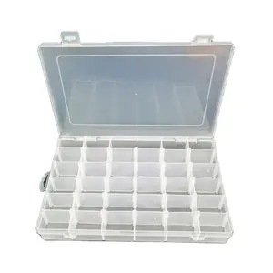 Plastic detachable 36 slots storage box container