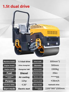 Walking Road Roller Single Double Steel <b>Wheel</b> Full Hydraulic Vibration Vehicle Lawn Road Compactor Changchai <b>Small</b> Easy - Product Image 2