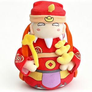Peluche Personalizzato del Dio Cinese della Ricchezza, Giocattolo Morbido Imbottito del Personaggio della Fortuna, OEM ODM per Regalo Festivo e Souvenir Promozionale - Product Image 3