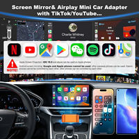 Caja Inteligente FCL T2 4 en 1 con Conexión a Internet, Construcción de Aleación de Aluminio, Vidrio y Metal, para Android Auto, AirPlay y Mirror Link