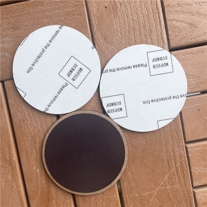 MDFSUB Aimants de sublimation modernes en bois de 3 pouces, vierges, circulaires, pour réfrigérateur, avec <span class=keywords><strong>film</strong></span> protecteur - Product Image 2