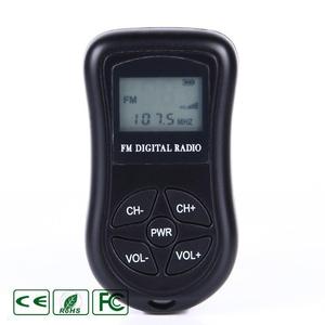 เครื่องรับสัญญาณ FM ดิจิตอล DSP แบบพกพาพร้อมจอแสดงผล LCD หูฟังสเตอริโอพลังงานต่ำสำหรับการฝึกซ้อมการประชุม - Product Image 3