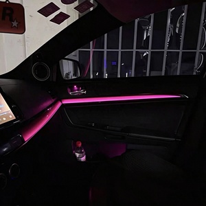 Kit d'éclairage ambiant dynamique pour voiture SJC, 64 couleurs, ciel étoilé, LED, décoration intérieure, lampe d'ambiance pour Mitsubishi Lancer EX <span class=keywords><strong>2009</strong></span>-2016 - Product Image 2