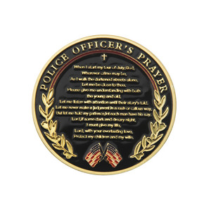 Moneda de Oración 'Dios Bendiga', Insignia de San Miguel, Moneda Conmemorativa Coleccionable, Metal Bañado en Oro <span class=keywords><strong>para</strong></span> Regalo o Colección - Product Image 5