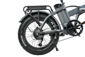 Ban Sepeda Listrik Lipat UKURAN 20*4 "Range Baterai Lithium-Ion dengan Pedal 100-120KM