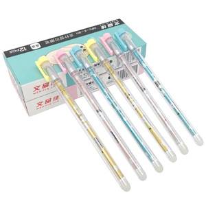 Offre Spéciale mignon stylo à encre effaçable stylo gel promotionnel en plastique coloré avec gomme sur le dessus - Product Image 4