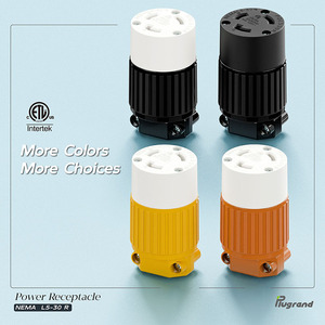 Prise de courant verrouillable NEMA L5-30R(L5-30C) 30A 125V homologuée ETL, prise femelle pour générateur, 2 pôles, 3 fils, prise industrielle verrouillable - Product Image 6