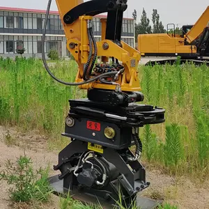 Excavator tilt rotator Excavator fungsional Quick Hitch Coupler cepat 4-30 ton