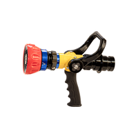 Buse de pulvérisation à jet guidé Volla Machino pour lutte contre l'incendie, débit de 2,5-4 L/s, raccord mâle, pression de 0,60 MPa, portée de 29 m