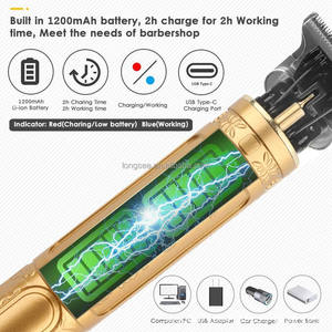 Tốt nhất có thể sạc lại không dây T9 tóc tông đơ an toàn-tính năng kim loại Râu Máy cạo râu cắt tóc tóc tông đơ cho nam giới RV ứng dụng - Product Image 5