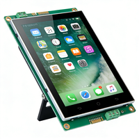 Module LCD TFT personnalisé de 7 pouces avec carte Android, écran IPS tactile capacitif pour menu interactif de restaurant