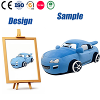 Jouets en peluche personnalisés brodés en forme d'avion, de taxi ou de voiture, anti-stress, cadeau, poupée en peluche rembourrée de coton PP