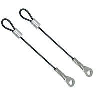 Accessoires de lampe LED personnalisés, fils de suspension pour éclairage de plafond avec petit pince-câble pour panneaux lumineux