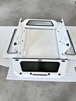 Couverture de benne de camion universelle en alliage d'aluminium rétractable, rigide, imperméable, noire, pour camionnette BYD Shark 6 Ranger 4x4, avec verrouillage