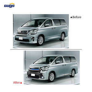 GUGO Nouveau kit carrosserie pour VELLFIRE 2008-2014 – Amélioration avec pare-chocs en PP résistant aux UV, à la corrosion et aux chocs, fixation par vis, ajustement universel 2 - Product Image 2