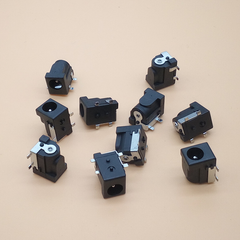 Syhy SMD DC-005 DC-050 Разъем питания постоянного тока Разъем DC005 5,5*2,1 мм 2,1 гнездо Круглый иглы 300 шт./лот