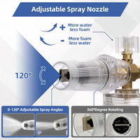 Pistolet de lavage de voiture détachable en plastique PA, lance à mousse de haute qualité pour nettoyeur haute pression, nettoyage automobile