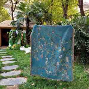 Retro <b>Sofa</b> <b>Throw</b> Ins-Style Internet Celebrity Camping Multifunctional Living Room Tapestry Decorative Casual <b>Cover</b> Blanket - Product Image 4