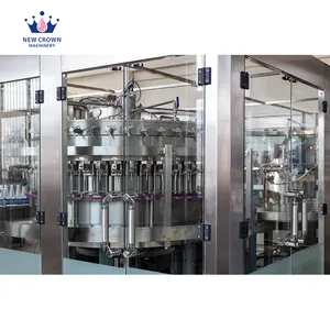 Fabrika kaynağı 32-10 meşrubat dolum makinesi gazlı içme ekipmanları Can içecek şişesi dolum makinesi