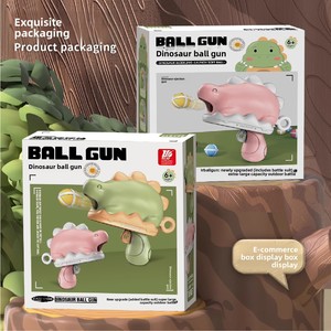 Giocattolo Pistola Spara Palline a Forma di Dinosauro per Bambini, Catapulta con Palline Adesive in Plastica Elastica, Regalo di Capodanno e Compleanno Unisex 0-24 Mesi - Product Image 5