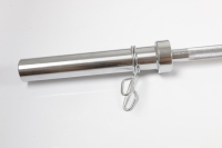 Kit d'haltères en acier creux avec barre de curl, poignées, colliers à ressort universels, unisexe, pour mains, épaules et bras, pour entraînements à domicile