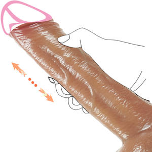 Mainan Aksesori intim <span class=keywords><strong>Penis</strong></span> 170mm wanita, mainan Dildo realistis duplikasi 1-1 untuk dewasa - Product Image 1