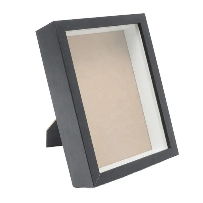 Wholesale MDF Black Or White Shadow Box Photo Picture Frames Made In China