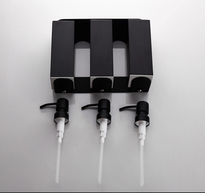 Dreifacher Flüssig seifensp ender für die Wand montage, Edelstahlkammer-Dusch shampoo spender für das Badezimmer Home Hotel - Product Image 5