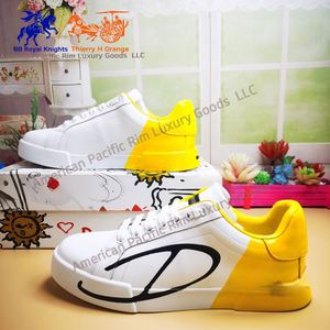 Dolces - Zapatillas Deportivas Casuales de Alta Calidad para Correr, Estilo Deportivo Personalizado, Zapatos de Piel Auténtica con Cordones, Gabbanas - Product Image 2