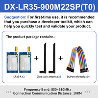 Kit de développement DX-LR35-900M30, module LoRa avec amplificateur SX1262+PA, 868 MHz, 915 MHz, 30 dBm, longue portée 10 km, module émetteur-récepteur RF sans fil