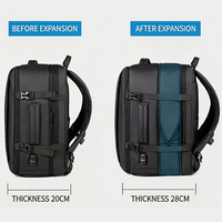 Sac à dos de voyage avec système de vide, Mochila, étanche, bagage à main, sac à dos pour ordinateur portable, sac à dos de voyage extensible, sac d'affaires