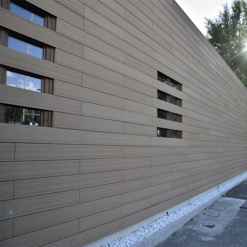 Wood Laminated Exterior WPC Wall Panel Decorative Wall Cladding Outdoor