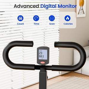 Rameur facile à installer et pliable, équipement d'exercice avec résistance réglable, mécanique <span class=keywords><strong>Total</strong></span> <span class=keywords><strong>Crunch</strong></span> - Product Image 4