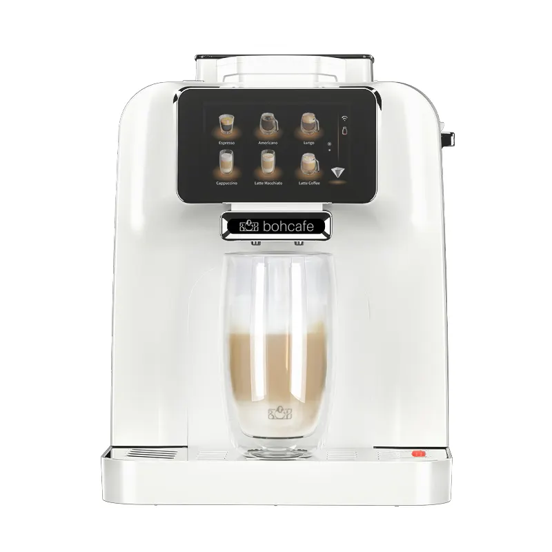 TUYA & ミルククーラー & 11種類のドリンクホワイトを備えた新しいスタイルのコーヒーマシン