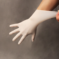 Gants jetables en latex naturel taille L, coupe ample, paume large, barrières élastiques pour les mains, pour les grandes mains, traitement du bétail et usage agricole