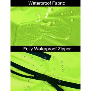 Chaqueta Impermeable de Nailon para Hombre, con Capucha, Ligera, Reflectante, Plegable, para Senderismo, Correr, Ciclismo y Actividades al Aire Libre - Product Image 3