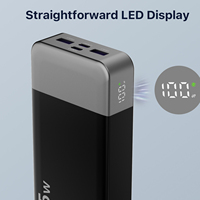 Banco de Energía NOBIS de 35W con Carga Rápida PPS y 20000mAh, USB-C QC3.0 para iPhone 17/iPad/Samsung/Laptop