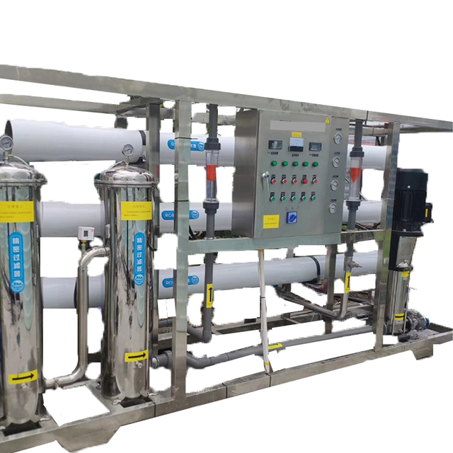 Iron Water Remover Treatment Plant Drinking Filtration System with Pump PLC Engine Bearing Core Components 1-Year Warranty